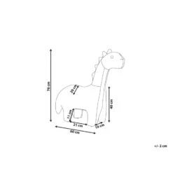 Beliani Dierenhocker BRONTOSAUR - Groen Fluweel -Beliani 2ec5911edcfb4a4f98e87b30069de328