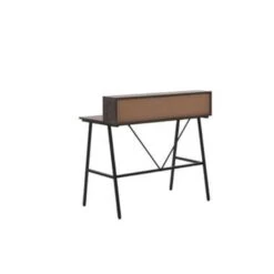 Beliani Bureau HARISON - Donkere Houtkleur Spaanplaat -Beliani 348c93819de343bf9b6830ea96f5ab8e