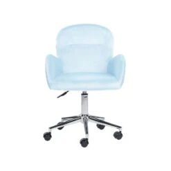 Beliani Bureaustoel PRIDDY - Blauw Fluweel 5 Beliani Bureaustoel PRIDDY - Blauw Fluweel -Beliani 3f2f521621264e3db4e263838f1458fc