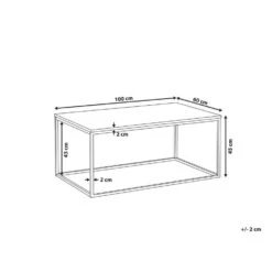 Beliani Salontafel DELANO - Zwart Mdf 5 Beliani Salontafel DELANO - Zwart Mdf -Beliani 447e0012ff2e4538963a448e1f880e87