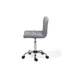 Beliani Bureaustoel MARION - Grijs Polyester -Beliani 45dd5d19b4454d5da3f7232808f02b82