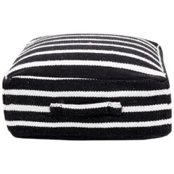 Beliani Poef SETTAT - Zwart Katoen -Beliani 47e5401b8b154f6498a6a7028ad013d9