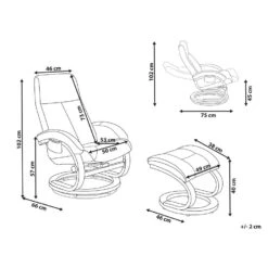 Beliani Massagestoel HERO - Zwart Polyester -Beliani 4cae1b3737794d71872ebe598776f6e2