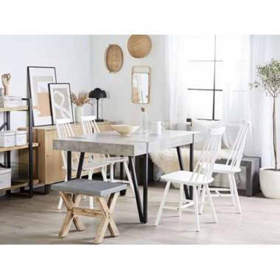 Beliani Eettafel ADENA - Grijs Mdf Beliani Eettafel ADENA - Grijs Mdf -Beliani 4d0a71f146b6495e9ffc84e85120da07