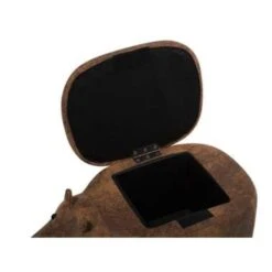 Beliani Dierenhocker HIPPO - Bruin Kunstleer 4 Beliani Dierenhocker HIPPO - Bruin Kunstleer -Beliani 5712f3bc24ca4b3b85a394a02502a2ec