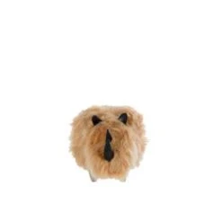 Beliani Dierenhocker WOOLLY - Beige Nepbont -Beliani 584760feab1d4e1a8fe14ed9041b8496