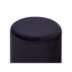 Beliani Poef BRIGITTE - Zwart Fluweel -Beliani 5a02156970da4f30834f9814ae6cbd84