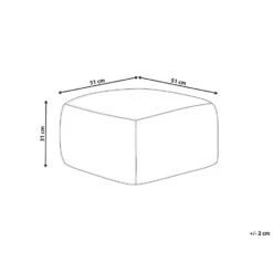 Beliani Poef BEEL - Rood Jute -Beliani 5b53af8ec2784eeba4e18f9cf9ff296d