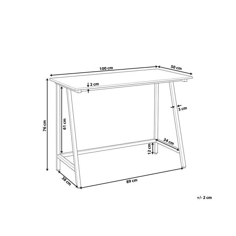 Beliani Bureau VILSECK - Donkere Houtkleur Vezelplaat Beliani Bureau VILSECK - Donkere Houtkleur Vezelplaat -Beliani 5df1289e9acd499a9871d7e5e6bab2dc