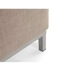 Beliani Ottomaan OSLO - Beige Polyester -Beliani 61b3c0f7e6334d4f879eb81112445fe4