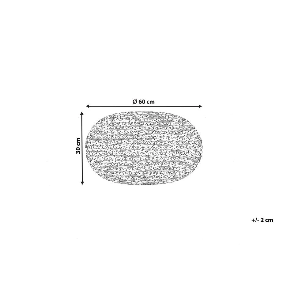 Beliani Poef DUKKI - Natuurlijk Jute Beliani Poef DUKKI - Natuurlijk Jute -Beliani 67b47c05f541490faaa4f50aadd37caa