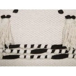 Beliani Hocker THONDI - Beige Katoen -Beliani 6d5e7166897848af8881f5d9a12b5778