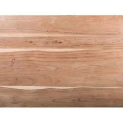 Beliani Eettafel HEBY - Lichte Houtkleur Acaciahout -Beliani 6d6aa65f2e5a46dcbaeab688f72ec7b5