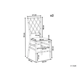 Beliani Eetkamerstoel CLARION - Goud Polycarbonaat -Beliani 74739020839f4ae8bdeff200770c1b0a