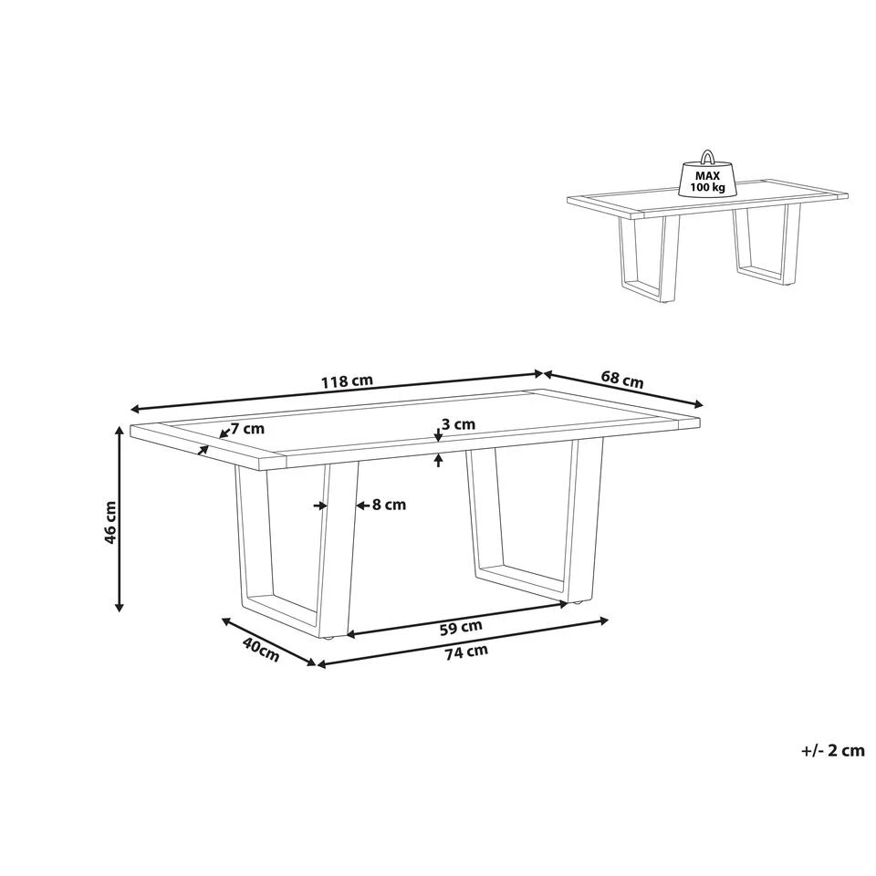 Beliani Salontafel GRENOLA - Lichte Houtkleur Acaciahout Beliani Salontafel GRENOLA - Lichte Houtkleur Acaciahout -Beliani 78d97f535c714d6b9478aa05d7c2f636