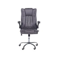 Beliani Bureaustoel SUBLIME - Grijs Kunstleer -Beliani 7d0cb5df55874476bb5b3892dc7ed15d