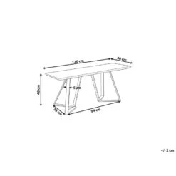 Beliani Hocker UPTON - Lichte Houtkleur Mdf, Metaal -Beliani 7ed687c9140a42d2adee6853421b2959