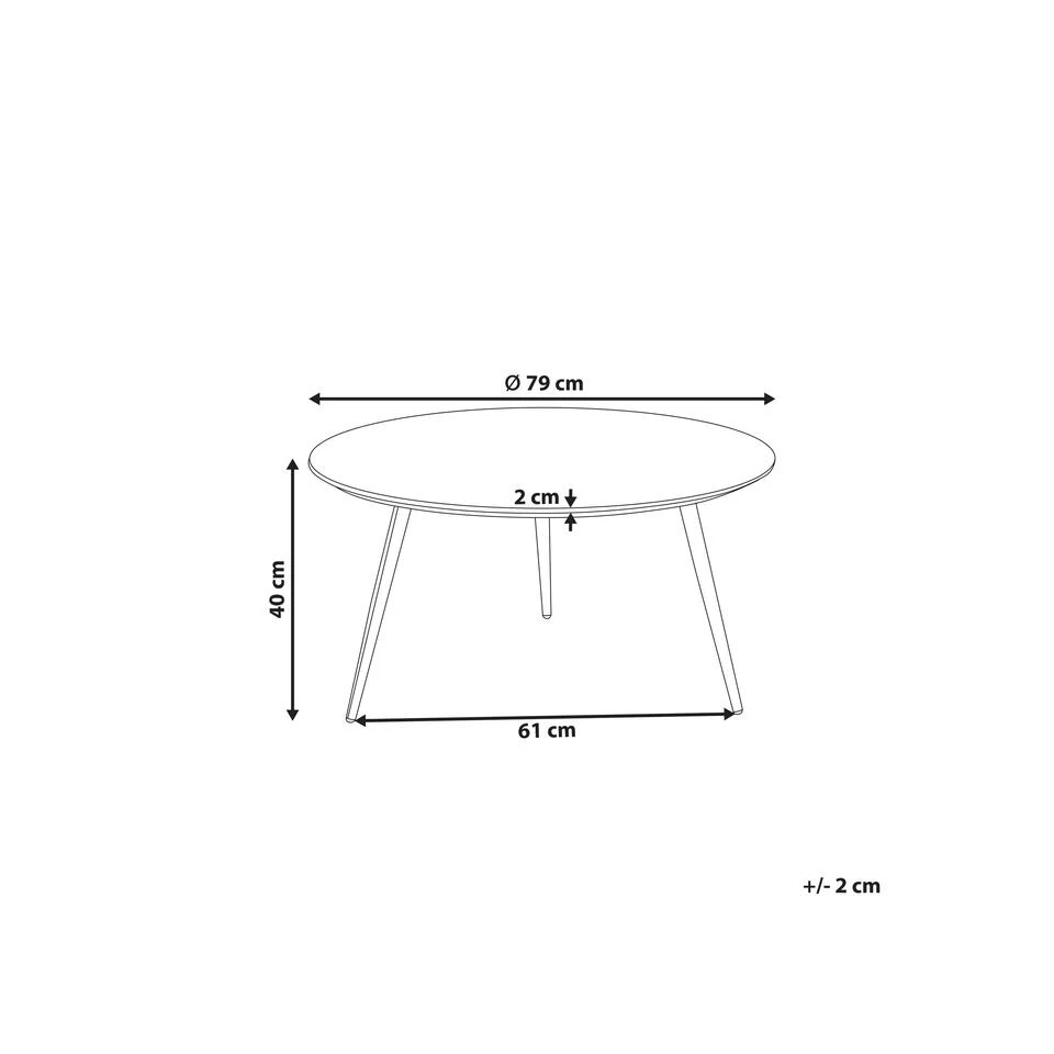 Beliani Salontafel EFFIE - Grijs Mdf Beliani Salontafel EFFIE - Grijs Mdf -Beliani 8489673e4f844c19b03d971a5353221f