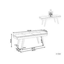 Beliani Bedbank EXTON - Donkere Houtkleur Mdf -Beliani 8541fdcf647c49809cf7cbbd0950b4a2