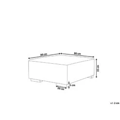 Beliani Ottomaan LUNGO - Zwart Leer -Beliani 8b1e505f3524461f9e145de835871166