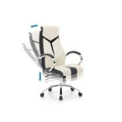 Beliani Bureaustoel FORMULA - Beige Polyester -Beliani 8d55881fe50542a49b78d6b7c21789a5