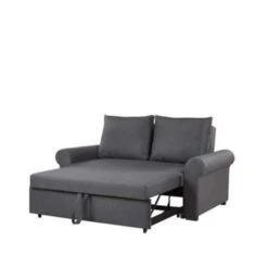 Beliani Slaapbank - SILDA Grijs Polyester -Beliani 930302d50ce04d808b87dcffc350c914