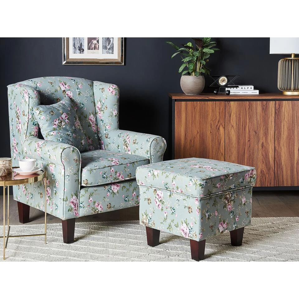 Beliani Fauteuil HAMAR - Groen Katoen, Polyester Beliani Fauteuil HAMAR - Groen Katoen, Polyester -Beliani 94f7b35d20034e8f8676ced8ddb446d0