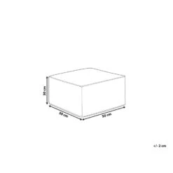 Beliani Poef MUKKI - Bruin Polyester -Beliani 9837060088e24e61b8ef61589bd0a96b 1