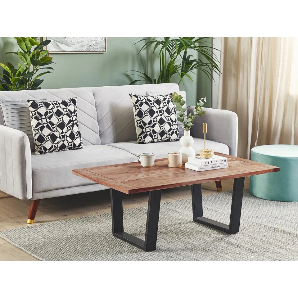 Beliani Salontafel GRENOLA - Lichte Houtkleur Acaciahout Beliani Salontafel GRENOLA - Lichte Houtkleur Acaciahout -Beliani 98633f8975e84365bf33f65b6ab73579