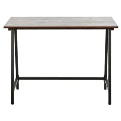 Beliani Bureau VILSECK - Donkere Houtkleur Vezelplaat 4 Beliani Bureau VILSECK - Donkere Houtkleur Vezelplaat -Beliani 9f14abb760e040439730c808349a3718