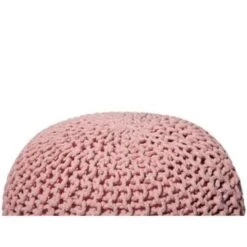 Beliani Poef CONRAD - Roze Katoen -Beliani ad5ca74e92e747cca19973455162da29