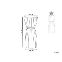 Beliani Bijzettafel OUYEN - Goud Aluminium -Beliani b3c19215f2984efab724d6b839c162fb