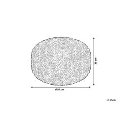 Beliani Poef PRIENE - Zwart Katoen -Beliani bec1c242ee08450c861a93f9d14a1e38 2