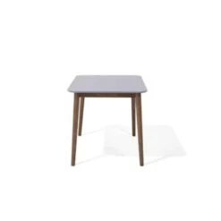 Beliani Eettafel MODESTO - Grijs Rubberhout -Beliani c6b12152ab75409ea945aa0baa106cd1