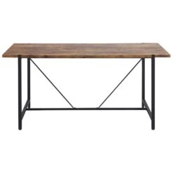 Beliani Eettafel SARITAS - Donkere Houtkleur Mdf 5 Beliani Eettafel SARITAS - Donkere Houtkleur Mdf -Beliani c6d7b564e01e4b11b86a3f9c75f669ea