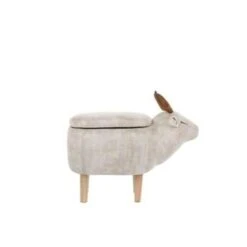 Beliani Hocker REINDEER - Beige Polyester -Beliani c8e7ae3240be43e8b71641f792f9845e