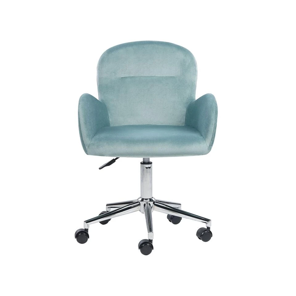 Beliani Bureaustoel PRIDDY - Groen Fluweel Beliani Bureaustoel PRIDDY - Groen Fluweel -Beliani d4809691fe2c449ebd2de02de5c1234e