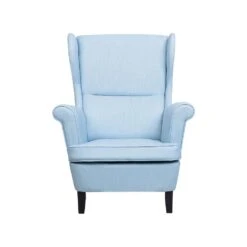 Beliani Oorfauteuil ABSON - Blauw Polyester -Beliani d54bfbe14251420090d6573460325511