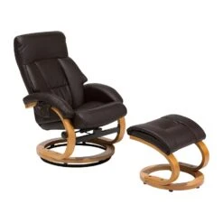 Beliani Massagestoel FORCE - Bruin Kunstleer -Beliani d725d45eaae7454194679678655e21d7