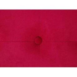 Beliani Poef TAMPA - Rood Fluweel -Beliani e0f61f04df0648f98681c6b88ca2bf87