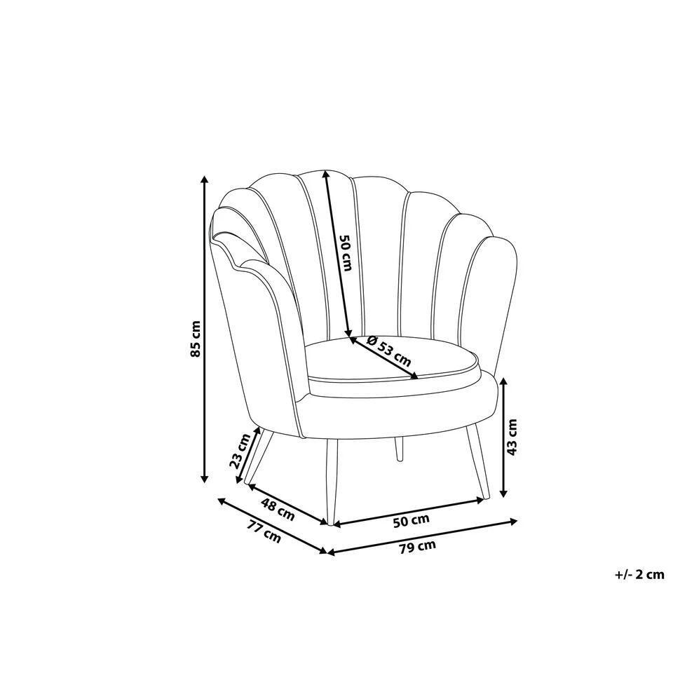Beliani Cocktailstoel LOVIKKA - Blauw Fluweel Beliani Cocktailstoel LOVIKKA - Blauw Fluweel -Beliani eb5f8ea4608e48a495520538410cb7b6 1