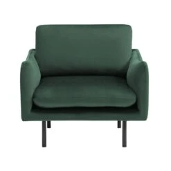 Beliani Fauteuil VINTERBRO - Groen Fluweel -Beliani efe6c3e7347845fe9f5a48bb9c014dc2