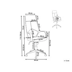 Beliani Bureaustoel DELIGHT - Roze Polyester -Beliani f93de5521fec40d1bde99c77310c126e