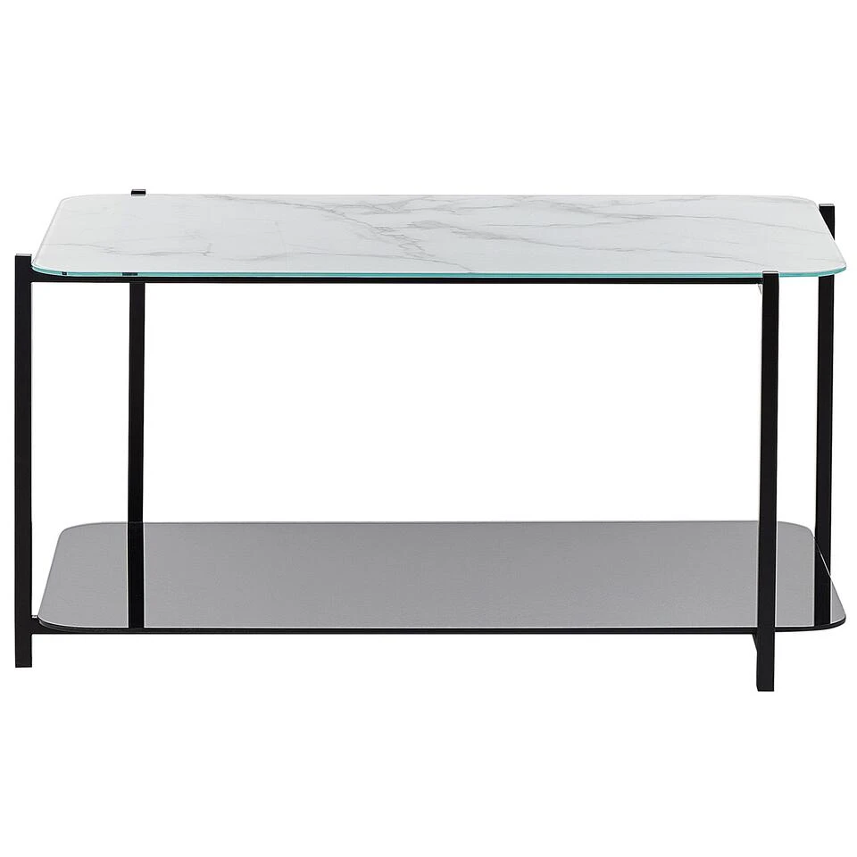 Beliani Salontafel GLOSTER - Zwart Veiligheidsglas Beliani Salontafel GLOSTER - Zwart Veiligheidsglas -Beliani f94cbc105f984f9d9d859b968133d1b4